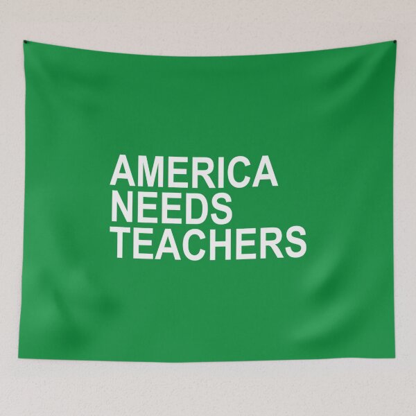 Item preview, America Public Schools Needs Teachers Teaching Kids USA  designed and sold by KrinHippi.