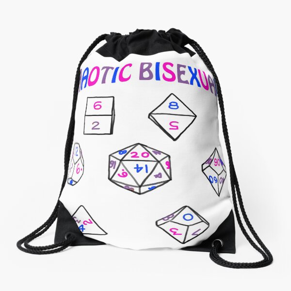 CHAOTIC BISEXUAL Drawstring Bag