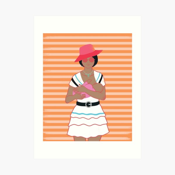 Trendy Mom 3 Art Print
