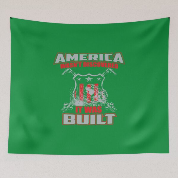 Item preview, America was Built - Tig and Mig Welding Pullover designed and sold by KrinHippi.