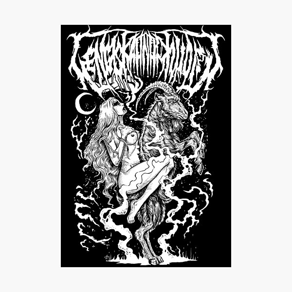 Ride the goat Photographic Print