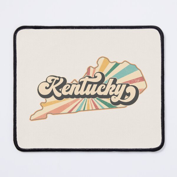 Item preview, Kentucky Fan Retro State, Vintage Groovy Kentucky Map, Distressed America Gift designed and sold by Cátia Lima.