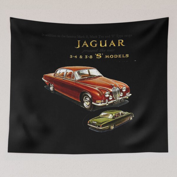 Artikelvorschau, LUXURIÖSE BRITISCHE SPORTLIMOUSINE JAGUAR 3.4 & 3.8 'S' MODELLE - ANZEIGE entworfen und verkauft von LindaMuramoto.