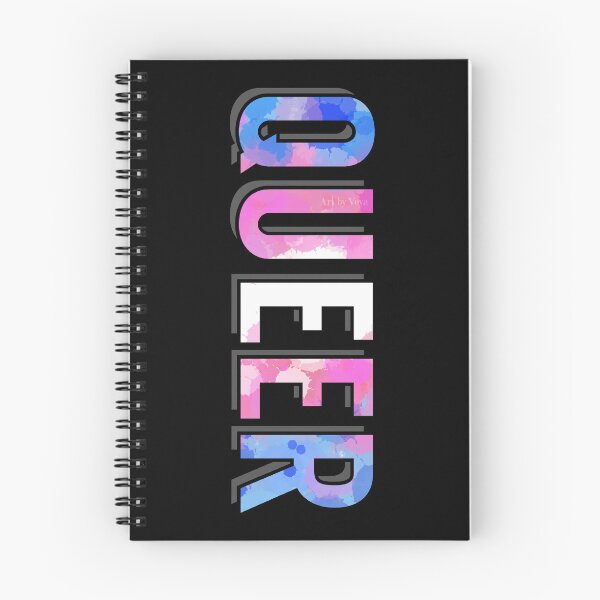 Item preview, Queer in trans colours designed and sold by Art by Veya.