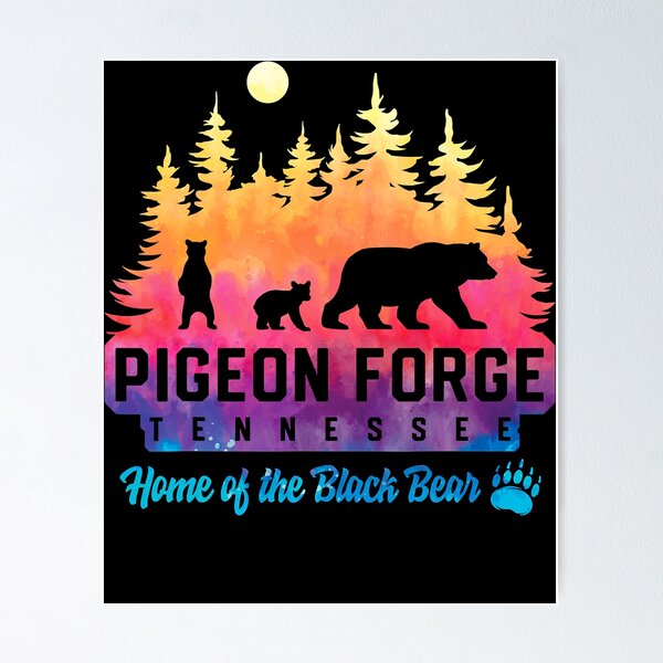Item preview, Pigeon Forge Tennessee Bear Great Smoky Mountains Tie Dye  designed and sold by dickvusqr.