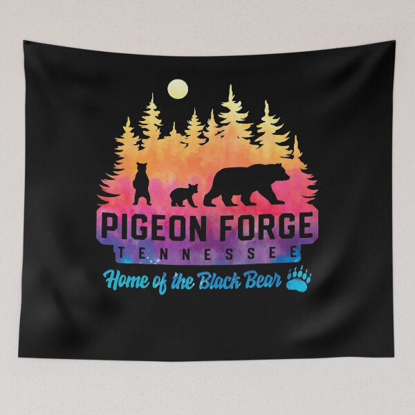 Item preview, Pigeon Forge Tennessee Bear Great Smoky Mountains Tie Dye  designed and sold by dickvusqr.