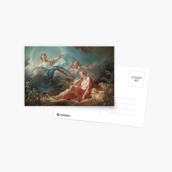 Diana and Endymion Oil Painting by Jean-Honoré Fragonard Postcard
