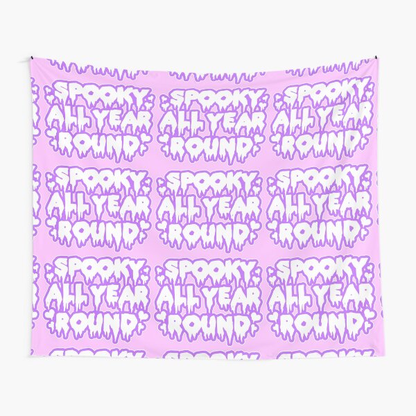 Spooky All Year Round - Pastel Goth Tapestry
