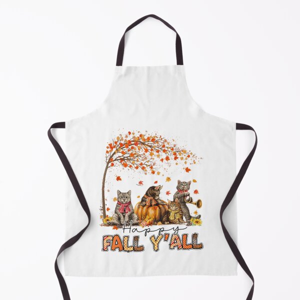 Item preview, Happy Fall Y'all Funny Cats Autumn Lover Pumpkins Halloween designed and sold by AdonisShop.