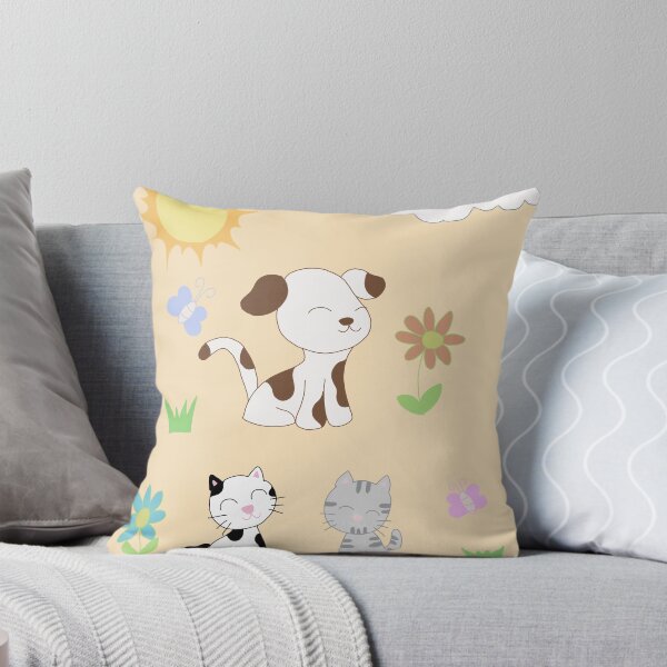Item preview, Happy dog and cats day out carttoon designed and sold by de-creartique.