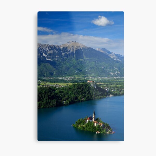 Item preview, View of Lake Bled from Mala Osojnica designed and sold by Ian Middleton.