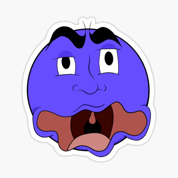 Burp Face Sticker