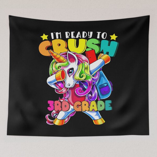 Item preview, I'm Ready To Crush 3rd Grade Rainbow Unicorn Cute designed and sold by UnknownArtistt.