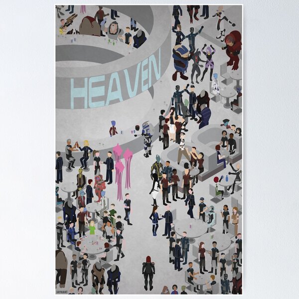Item preview, Mass Effect: Bar in Heaven (Femshep) designed and sold by JayBean.