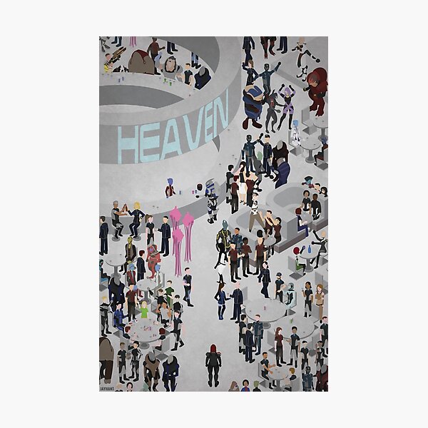 Mass Effect: Bar in Heaven (Femshep) Photographic Print
