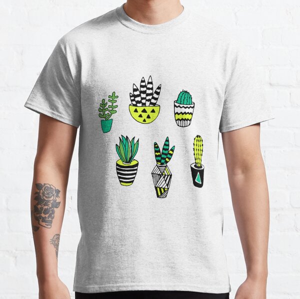 Modern cactus illustration Classic T-Shirt