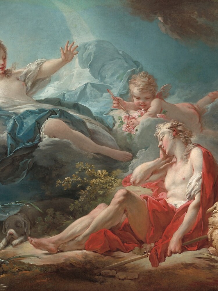 Diana and Endymion Oil Painting by Jean-Honoré Fragonard by podartist