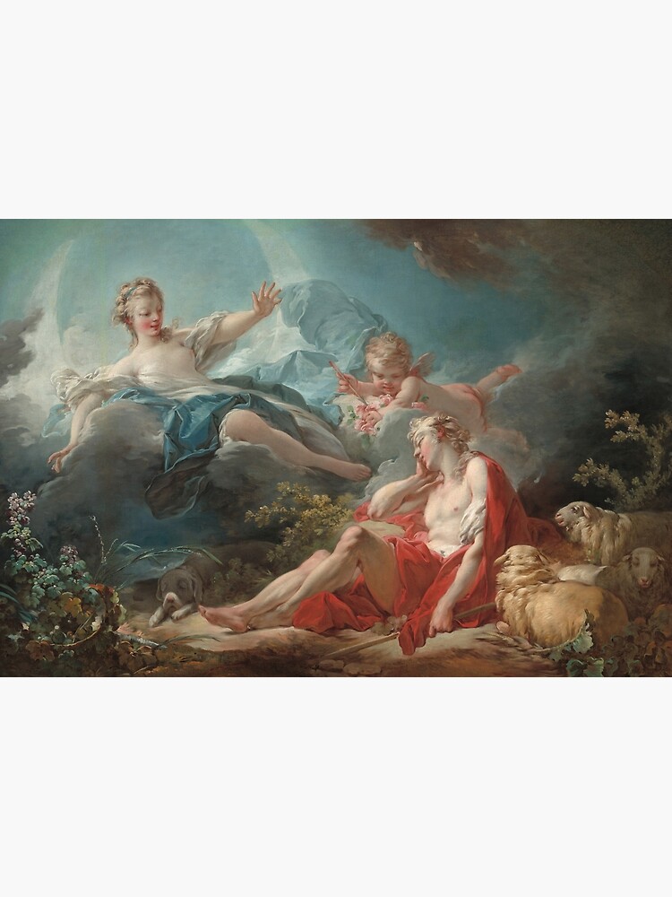 Diana and Endymion Oil Painting by Jean-Honoré Fragonard by podartist