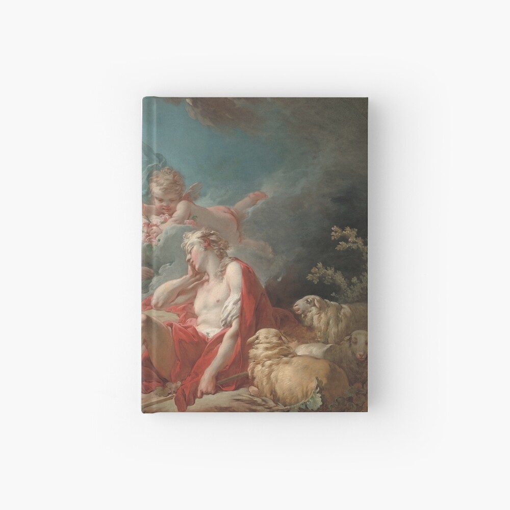 Diana and Endymion Oil Painting by Jean-Honoré Fragonard Hardcover Journal