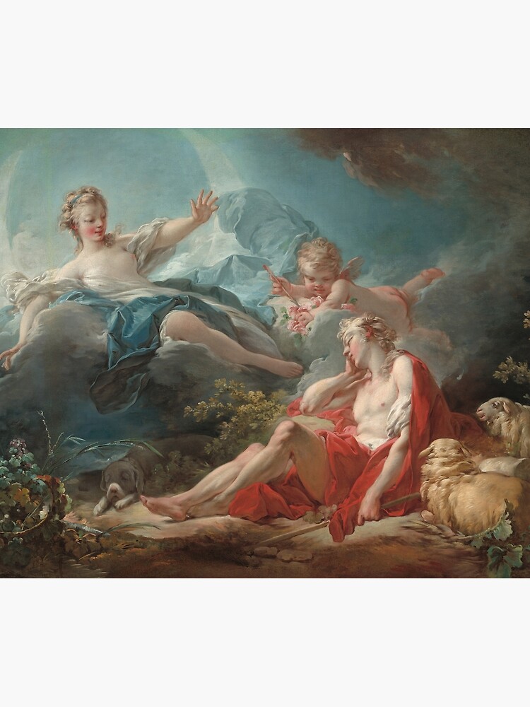 Diana and Endymion Oil Painting by Jean-Honoré Fragonard by podartist
