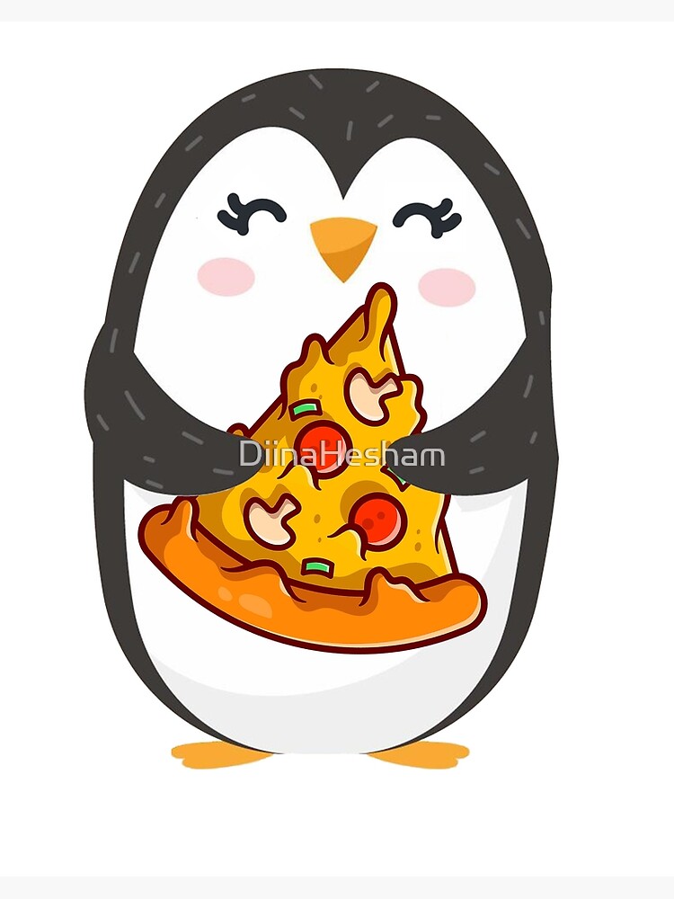 Cute Dino Enjoys Eating Pizza Graphic by jonnyleaf14 · Creative Fabrica