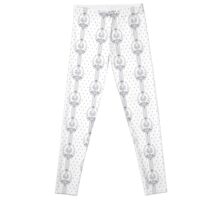 Rosenbouquet Grau Leggings