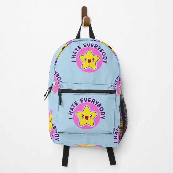 Item preview, I Hate Everybody paradoxical happy sad star designed and sold by incurablehippie.