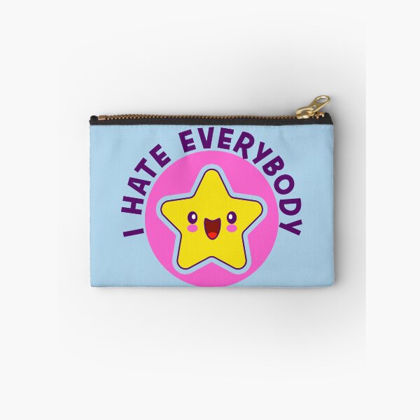 Item preview, I Hate Everybody paradoxical happy sad star designed and sold by incurablehippie.