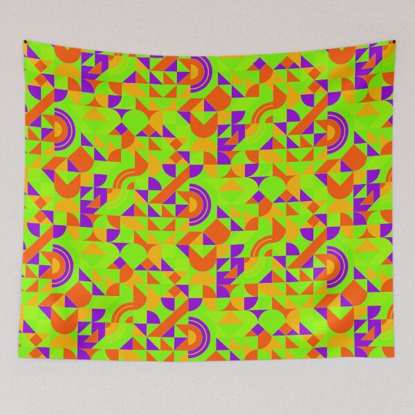 Item preview, geometric colorful patterns conceptual Art - Abstract Neo Geo graphic design designed and sold by Design Repo.