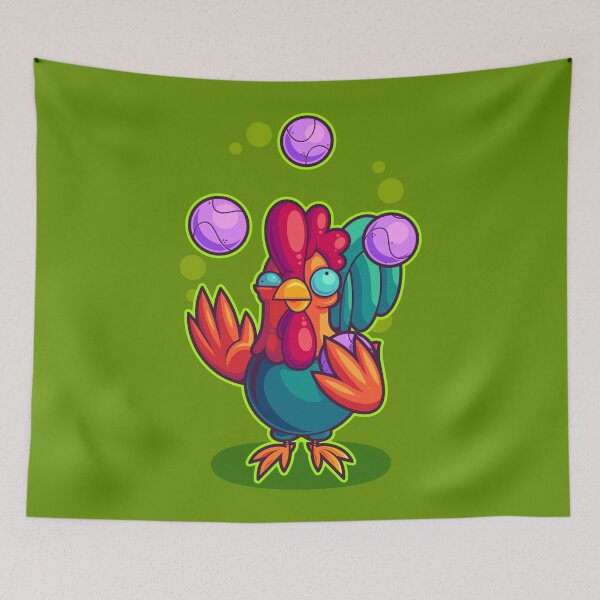 Item preview, Juggling Rooster designed and sold by artdyslexia.