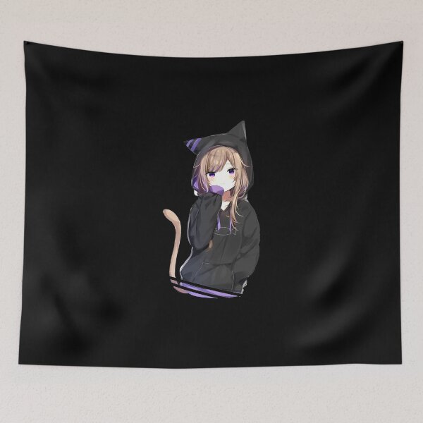 Item preview, Cute anime cat girl designed and sold by Jessica4720.