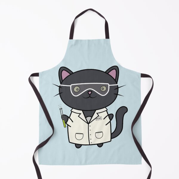Item preview, Cute scientist cat - research cat - cat in laboratory designed and sold by xP42.