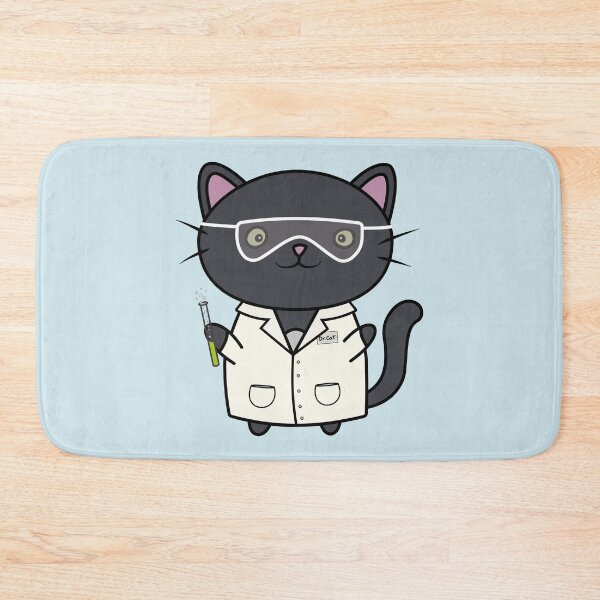 Item preview, Cute scientist cat - research cat - cat in laboratory designed and sold by xP42.