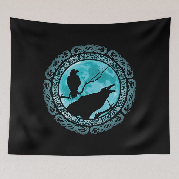 Item preview, Hugin Munin Odins Cuervos designed and sold by ChikXek7200.