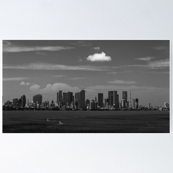 Item preview, Mumbai skyline India, modern art, wall art, print, personalised gifts, custom printed gifts designed and sold by CameraDesign.