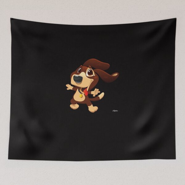 Item preview, Funny painted dog Sticker designed and sold by Johnahey.