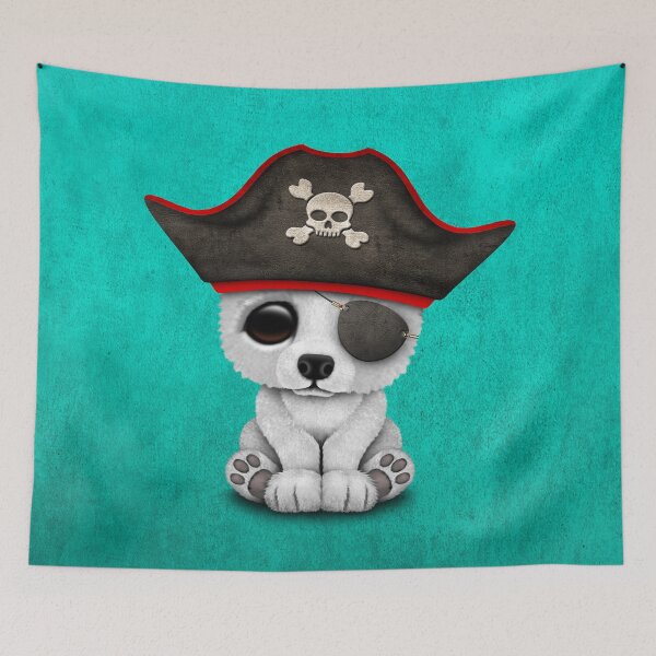 Item preview, Cute Baby Polar Bear Pirate designed and sold by JeffBartels.