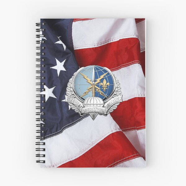 Item preview, Special Operations Weather Team - SOWT Badge over American Flag designed and sold by Serge Averbukh Art Studio.