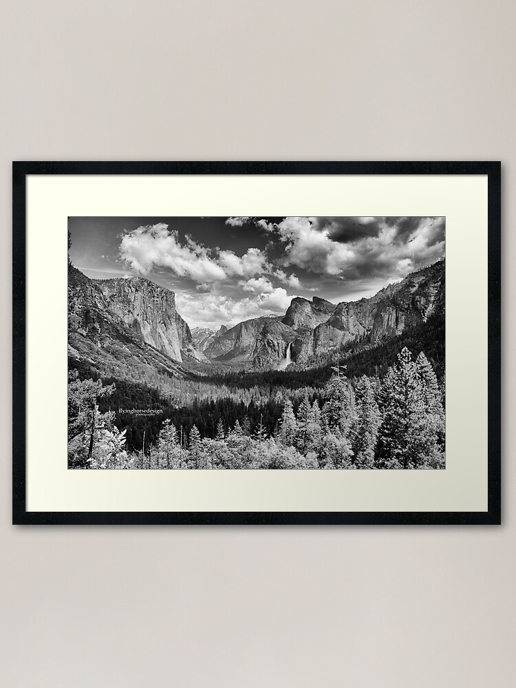 Alternate view of Yosemite Valley 2017 Framed Art Print