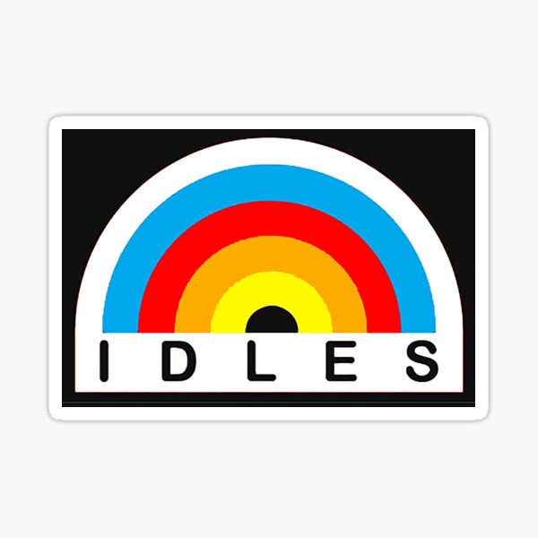 "idles band" Sticker for Sale by ssetford3e Redbubble