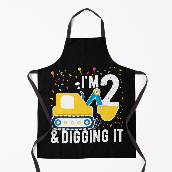 Item preview, I'm 2 And Digging It 2nd Birthday Boy 2 Year Old Construction Truck Excavator designed and sold by MalloWilli.