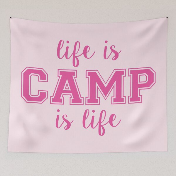 Item preview, life is CAMP is life designed and sold by MadEDesigns.