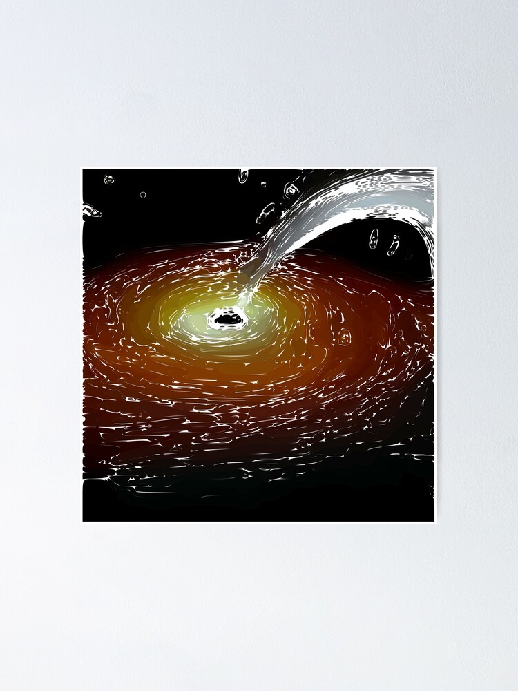 "Black Hole Consuming Light #13" Poster for Sale by Bpeps | Redbubble