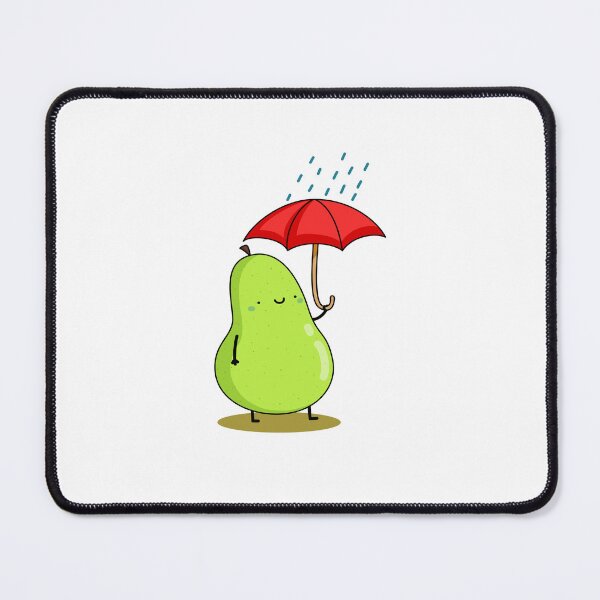Item preview, Kawaii Pear with Umbrella designed and sold by kawaiilife.