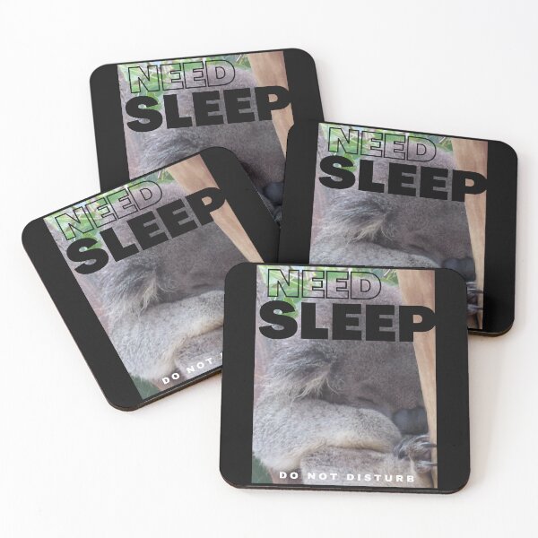 Item preview, Need Sleep Do Not Disturb Koala designed and sold by AngelitoLaxaman.