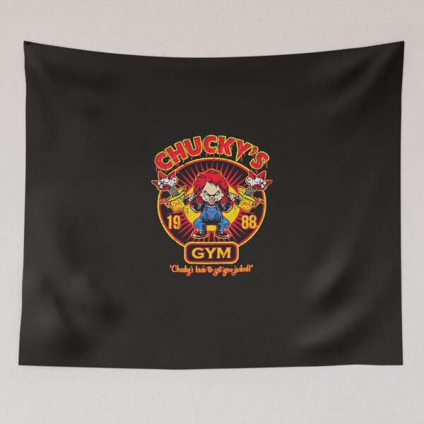 Item preview, Chucky_s Gym - Blood Red  Essential designed and sold by mpleaurtg.