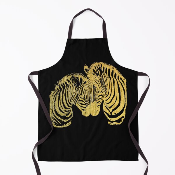 Item preview, Zebra lovers, watercolor gold, dripping paint, gold zebra, zebra, gold designed and sold by Collagedream.