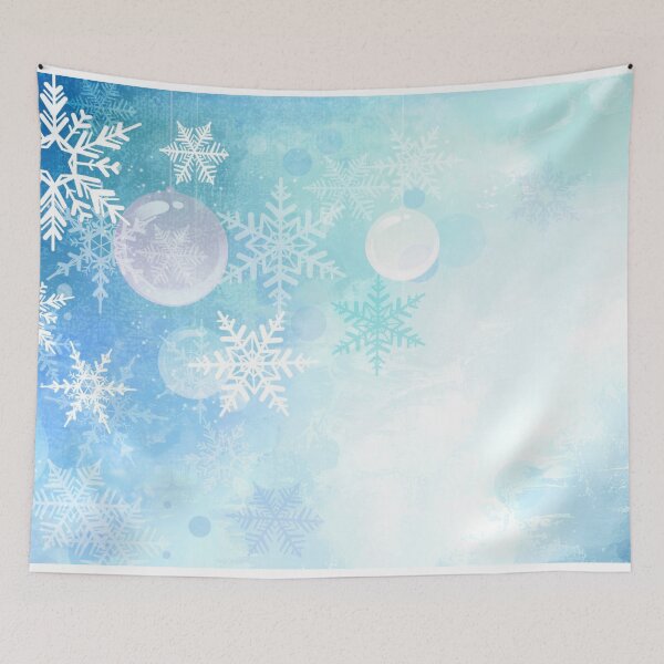 Item preview, blue snowflake abstract designed and sold by SohaibHania.