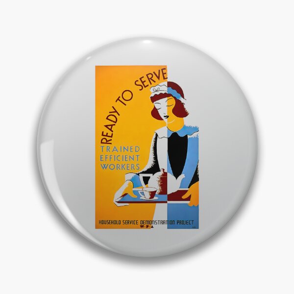Item preview, HOUSEHOLD SERVICE - TRAINED EFFICIENT WORKERS designed and sold by ThrowbackAds.