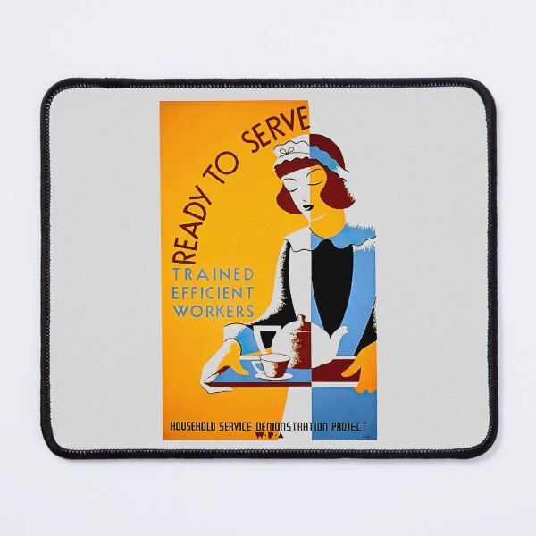 Item preview, HOUSEHOLD SERVICE - TRAINED EFFICIENT WORKERS designed and sold by ThrowbackAds.